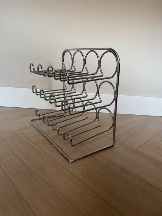 Image 1 of Wine rack chrome