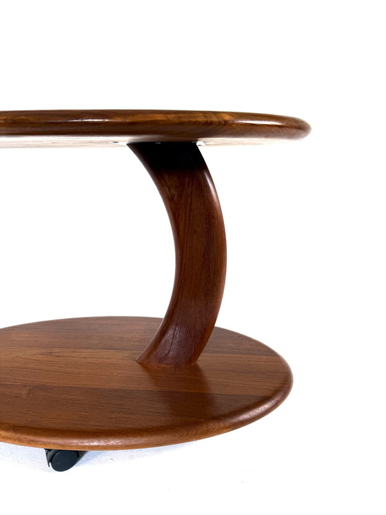 Image 1 of Chariot vintage danois en teck des années 80