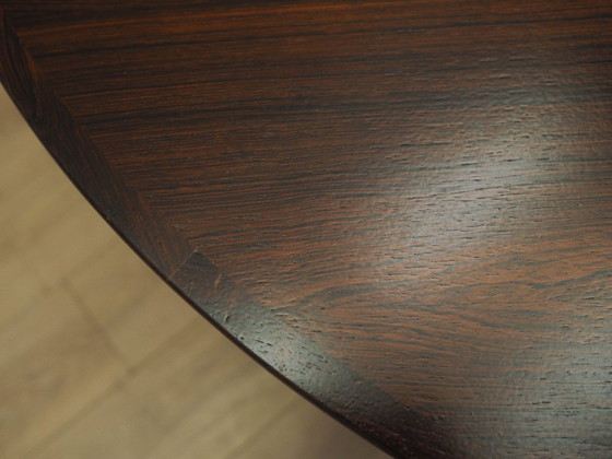 Image 1 of Round rosewood table, Danish design, 1960s, manufacturer: Gudme Møbelfabrik, designer: Ole Hald