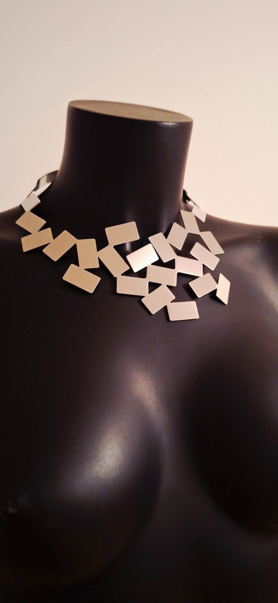 Image 1 of Collier Alessi Fiato Mario Trimarchi, acier inoxydable