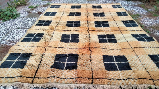 Image 1 of Handgeknoopt Berber tapijt wol 197x135cm