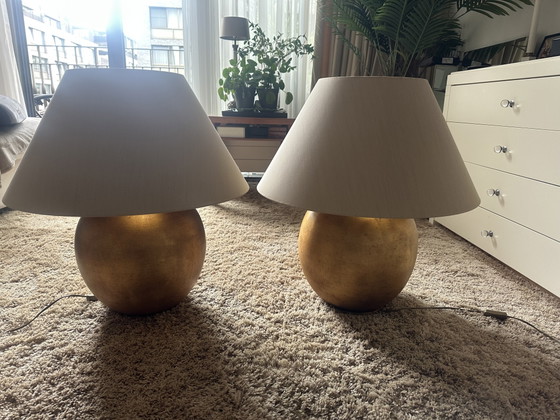 Image 1 of 2x table lamps by designer Erik Kuster