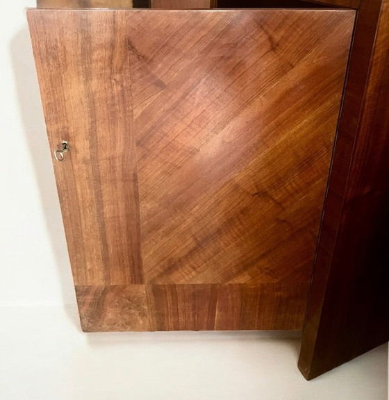 Image 1 of Armoire/vestiaire Art Déco - fabriquée en Allemagne dans les années 1930, rangement élégant pour vêtements longs