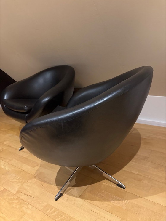 Image 1 of Fauteuil baquet vintage des années 1960 (2 pièces)