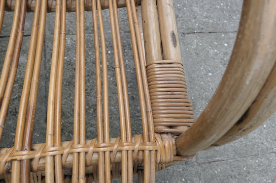 Image 1 of Vintage Rattan Armchair