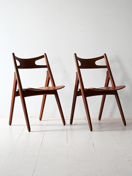 Image 1 of Par de sillas CH29 de Hans J. Wegner