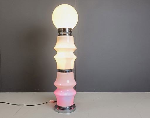 Lampadaire vintage par Mazzega, 1960s