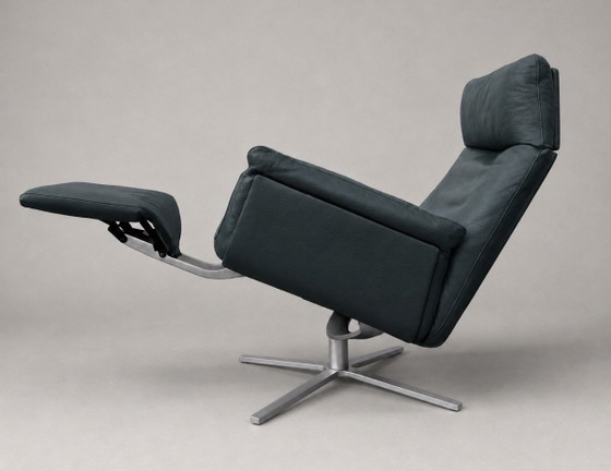 2 sillones FSM Shelby – Cuero color petróleo – Leather, Metal (photo 10 of 15)