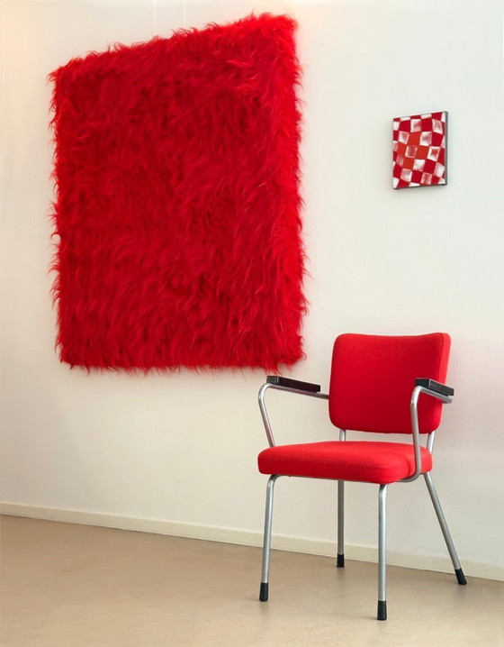 Image 1 of Gispen | armstoel nr 352 / 1271 | Ch. Hoffman | Kvadrat Tonus | bureaustoel | rood 