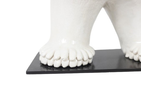 Image 1 of Valérie Courtet - Oso blanco de pie - Obra contemporánea