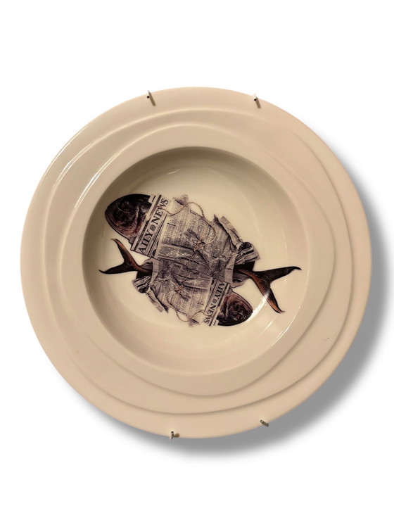 Image 1 of Vintage Wandbord Vissen | The Vintage Vibe