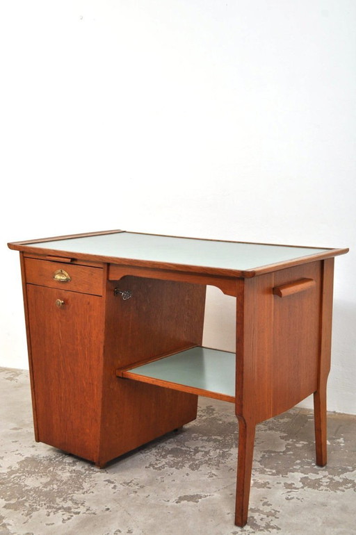 Vintage magic desk with patent, 1950s