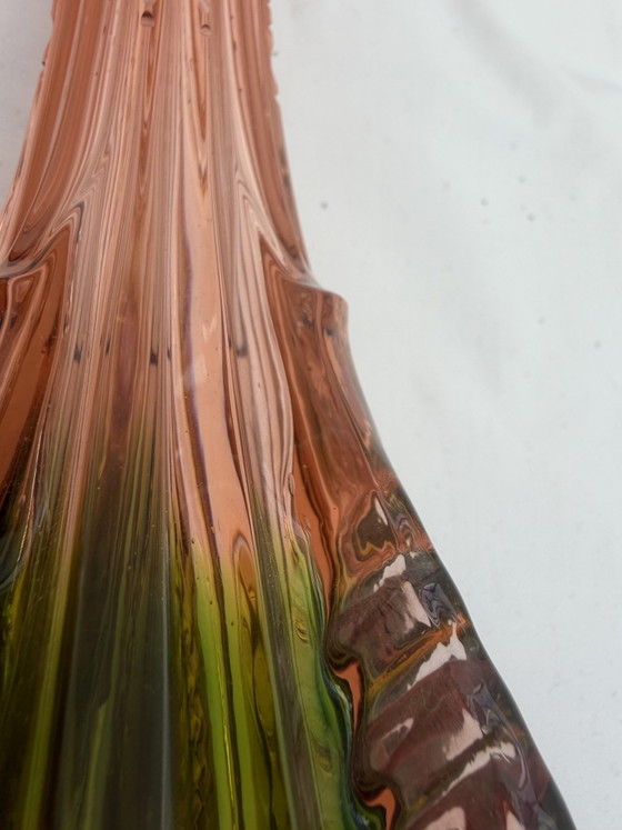 Prachtige Set Art Deco ‘Rubina Verde’ Vaasjes – Jaren 20/30 – Perfecte Staat! – Vazen, Glass (photo 8 of 8)