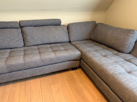 Image 1 of Corner seat (recamiere) with three-seat arm left, ideal for relaxing