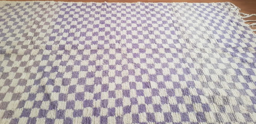 Handgeknoopt Berber kleed wol 242x156cm