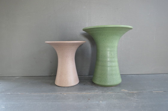 Image 1 of Vintage Aardewerk Zware Vaas Nummer 631