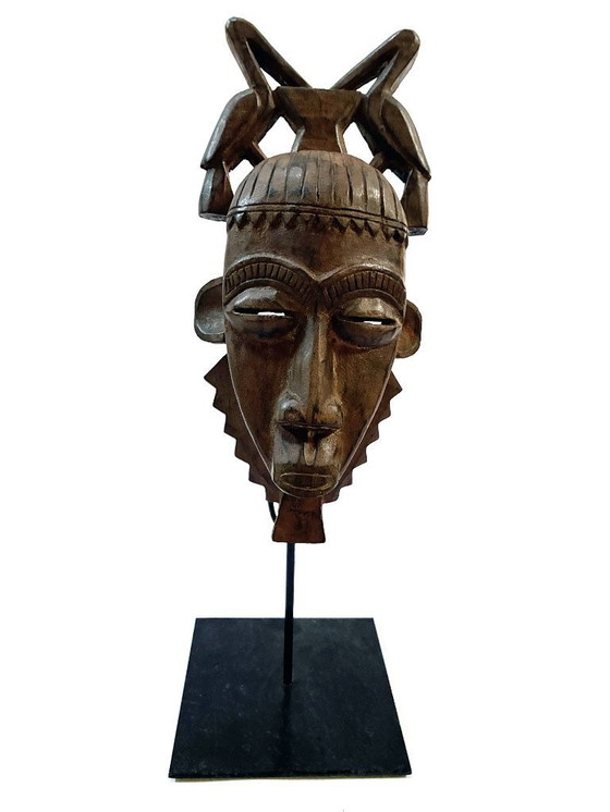 Image 1 of Afrikanische Stammeskunst • Baoulé-Maske • Elfenbeinküste • 1970