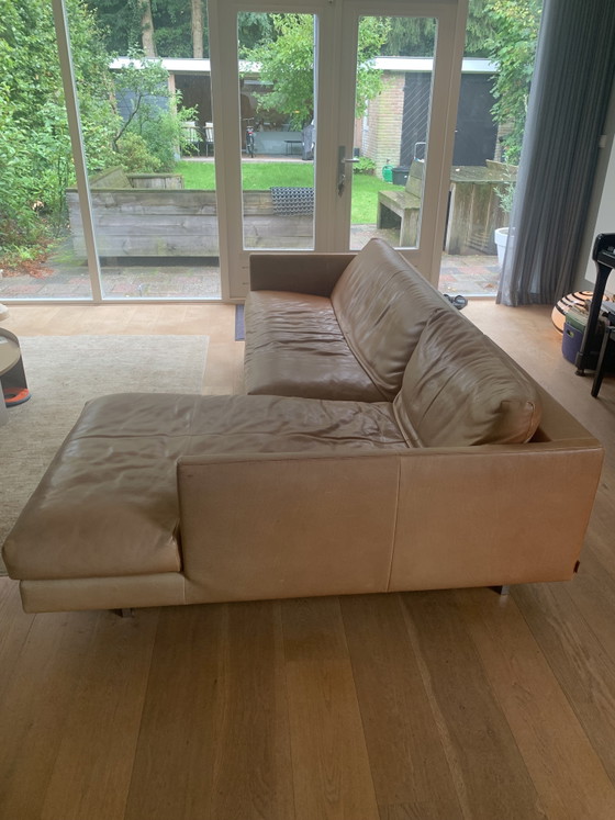 Montis Axel 2,5-Sitzer mit Chaiselongue – Ecksofas, Leather, Metal (photo 3 of 5)