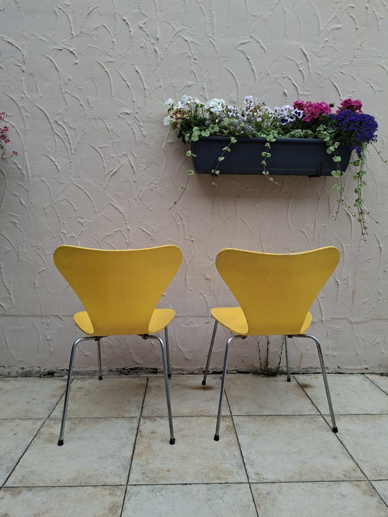 Image 1 of 2 x vlinderstoel Arne Jacobsen Fritz Hansen