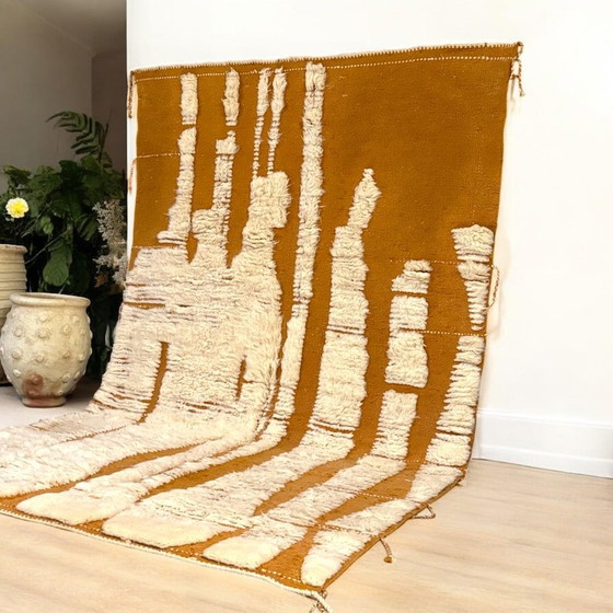 Image 1 of Beni Ourain-tapijt, volledig handgemaakt.