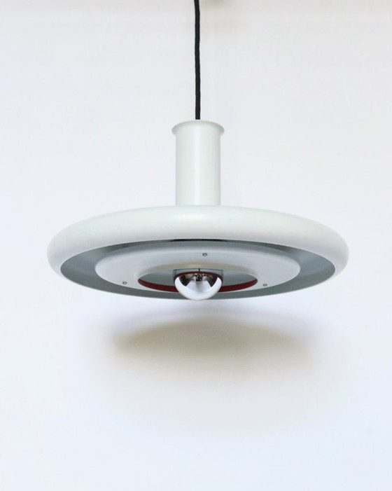 Vintage Danish Hanging Lamp 'Optima' from Fog & Mørup – Pendant lamps, Metal (photo 4 of 10)