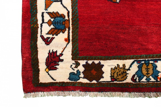 Image 1 of Gabbeh Shiraz Nomadenteppich Mit Tiger-Motiv – 227 x 131 cm