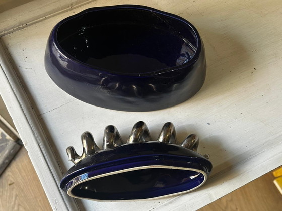 Scatola scultorea postmoderna in ceramica smaltata – Oggetti decorativi (photo 4 of 15)
