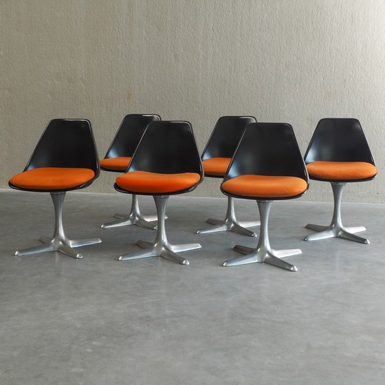 Image 1 of Space Age dining set by Maurice Burke for Arkana