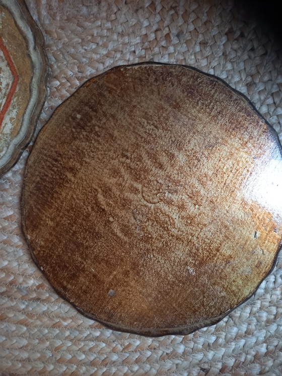 Image 1 of 2 wunderschöne florentinische Servierplatten