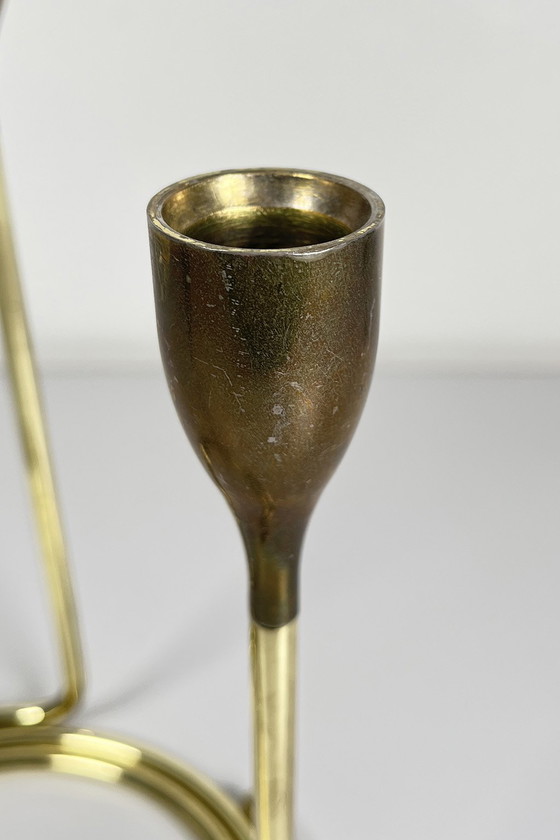 Image 1 of Set of brass candlesticks