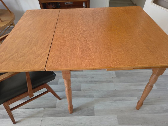 Image 1 of Vintage uitschuifbare eettafel
