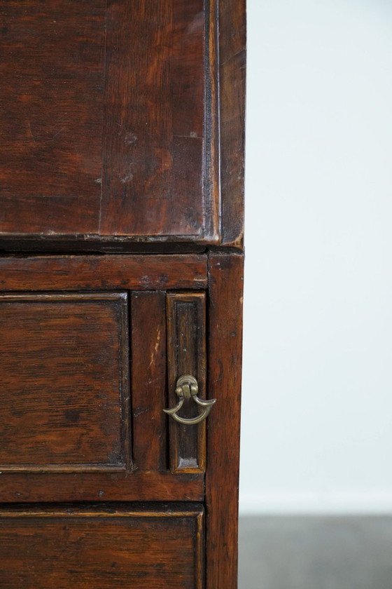 Image 1 of Antiek Engels 18e-eeuws bureau/secretaire met opstand/boekenkast