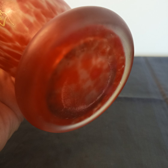 Image 1 of Authentieke Art Nouveau Vaas getekend  "Leg" – François-Théodore Legras – ca. 1910