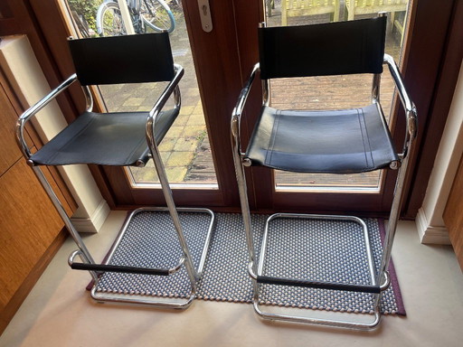 Set di 2 sgabelli da bar Bauhaus / Mart Stam