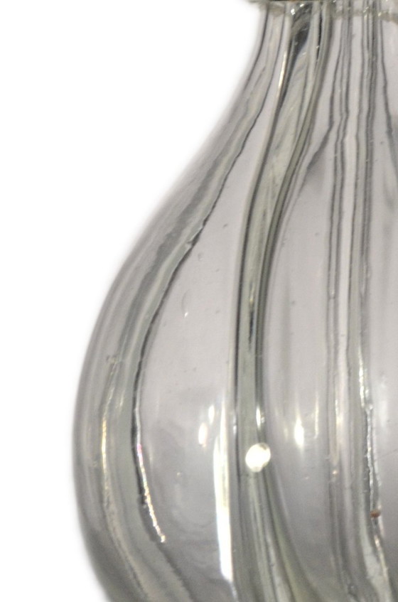 Antike Likörkaraffe, hergestellt in Frankreich, 4 Fächer, 12 x 28 cm – Gläser & Karaffe, Glass (photo 5 of 5)