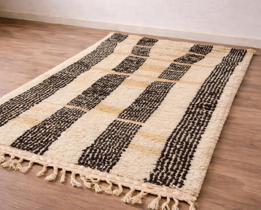 Beni Ouraine tapijt, handgeweven, traditioneel ambacht, 150/350 cm – Aime Té, vloerkleden en tapijten, Wool (photo 2 of 5)