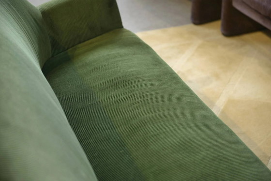 Green velvet canapé 1960s – 3-5 seaters, Scandinavian (photo 2 of 15)
