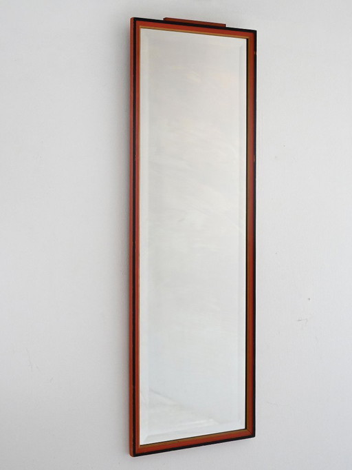 1930s Scandinavian Deco Painted Wood Mirror
