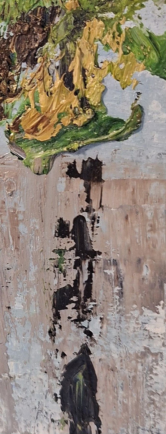 Original Certified Masterpiece "The Six Guardians", Kathleen Storme (2021), Wall decoration, Canvas, Brown (photo 5 of 11)