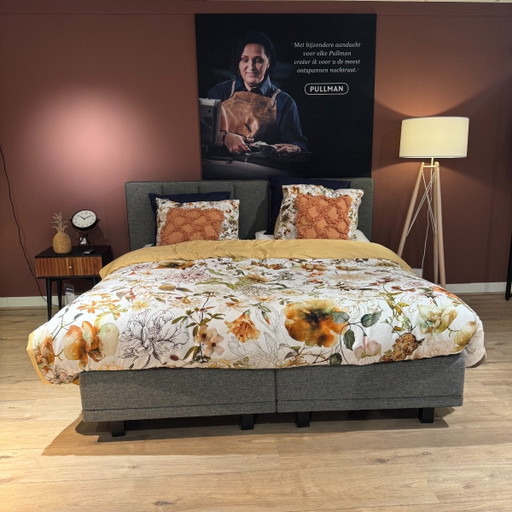 Elektrische Portland - - 180 x 200 cm - Stof Grijs – Pullman, tweepersoonsbedden