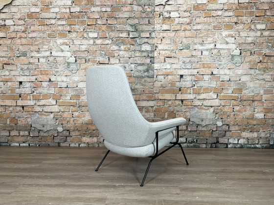 Hem Hai Lounge Chair - light grey | Luca Nichetto – Armchairs, Metal, Textile (photo 7 of 16)