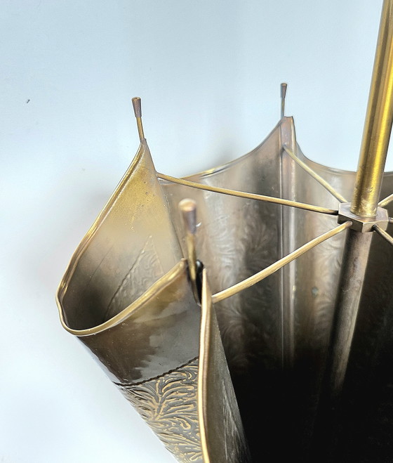 Porte-parapluie vintage en laiton avec détails gravés – Brass (photo 3 of 10)