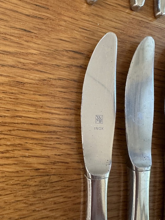 Beautiful vintage WMF Palma cutlery set (1970s, Cromargan) – Metal (photo 6 of 11)