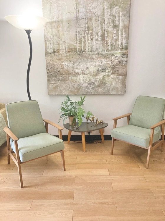 Image 1 of Lichtgroene FOX fauteuils