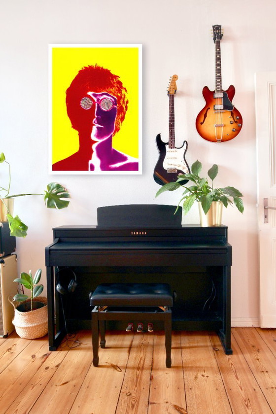 Image 1 of John Lennon - The Beatles - photo by R. Avedon for 'Look Magazine' 1967 - Poster 70x100 cm