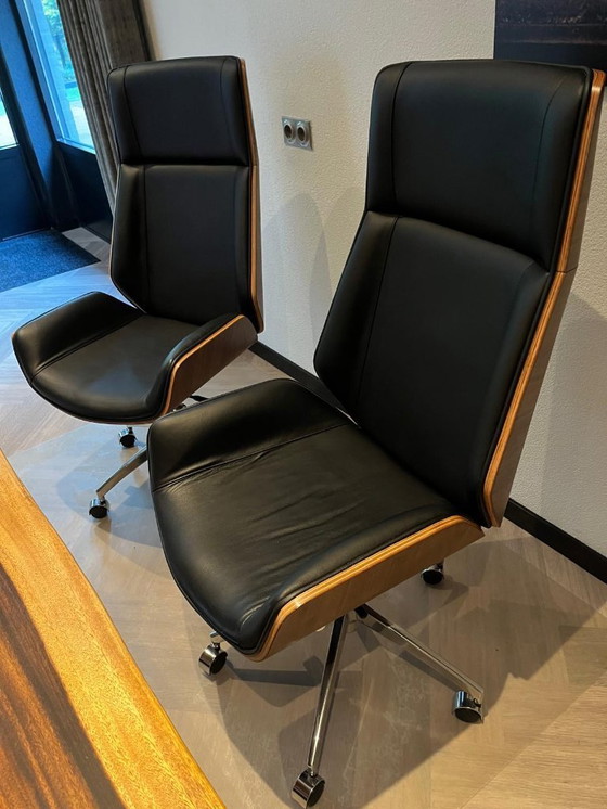 Image 1 of 2 stuks design bureaustoelen