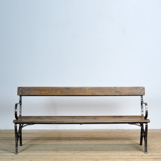 Riveted Iron Park Bench, 1920’s