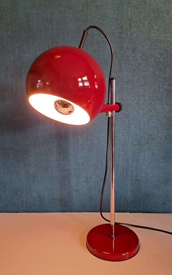 Image 1 of Vintage table lamp - Space age eyeball - 1970s