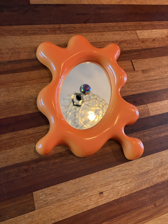 Image 1 of Ikea Tunga-spiegel oranje