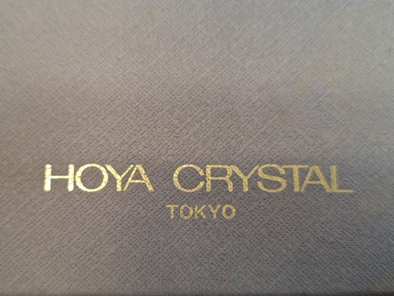 Image 1 of Vintage Hoya kristallen Tokyo asbak – Hoogwaardig kristal uit de jaren 70